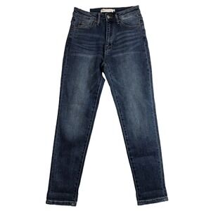 TNR Jeans Women's Size 24 Denim Blue High Rise Girlfriend‎ (26x26) NWT